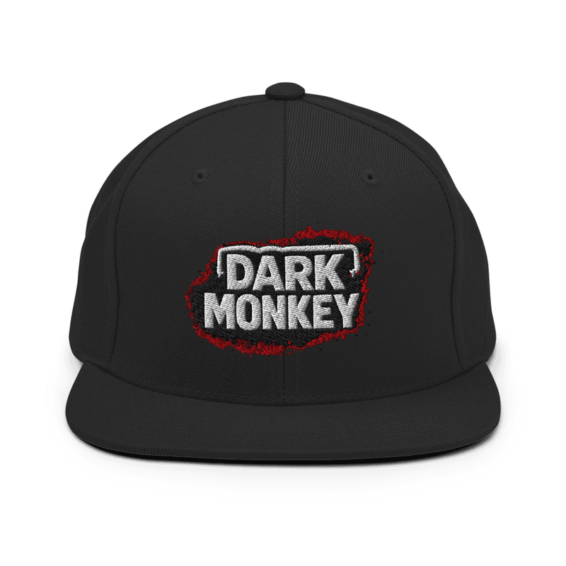Snapback Hat dark monkey