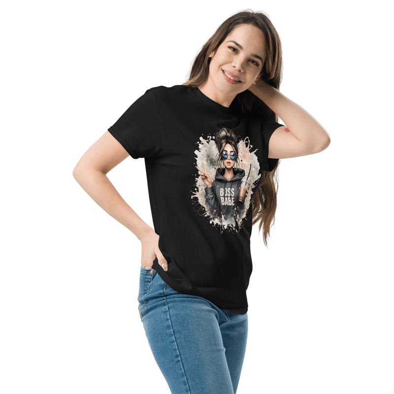 Unisex classic tee Boss Babe (Black)