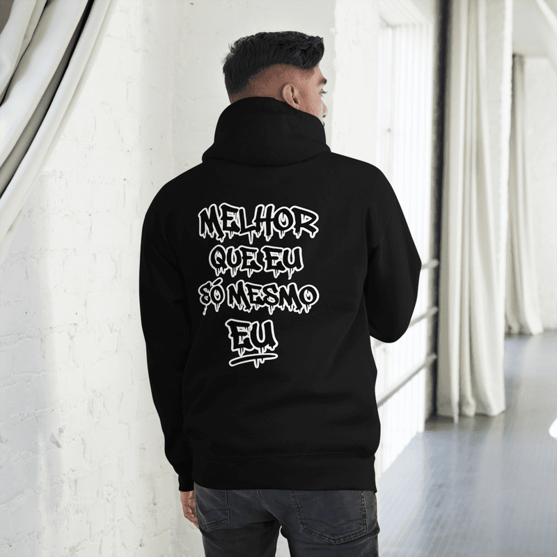 Unisex Hoodie cansado 15 (Black)