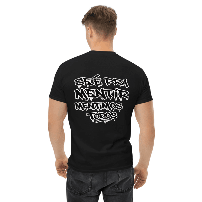 Unisex classic tee - Cansado  Se é pra mentir mentimos todos — T-shirts — Dark Monkey
