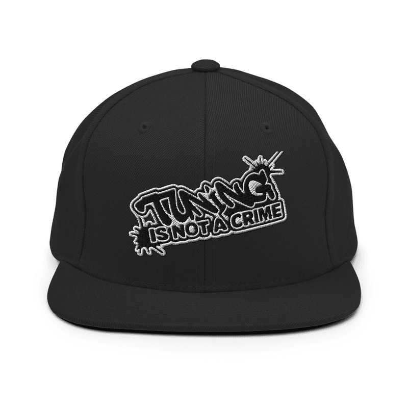 Snapback Hat tuning its not a crime
