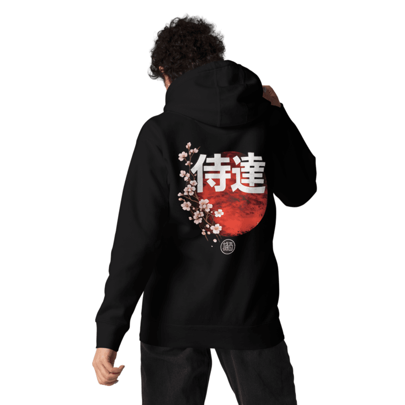 Unisex Hoodie - Japan Samurai (Black)