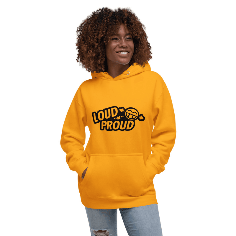 Unisex Hoodie loud and proud (Team Gold)