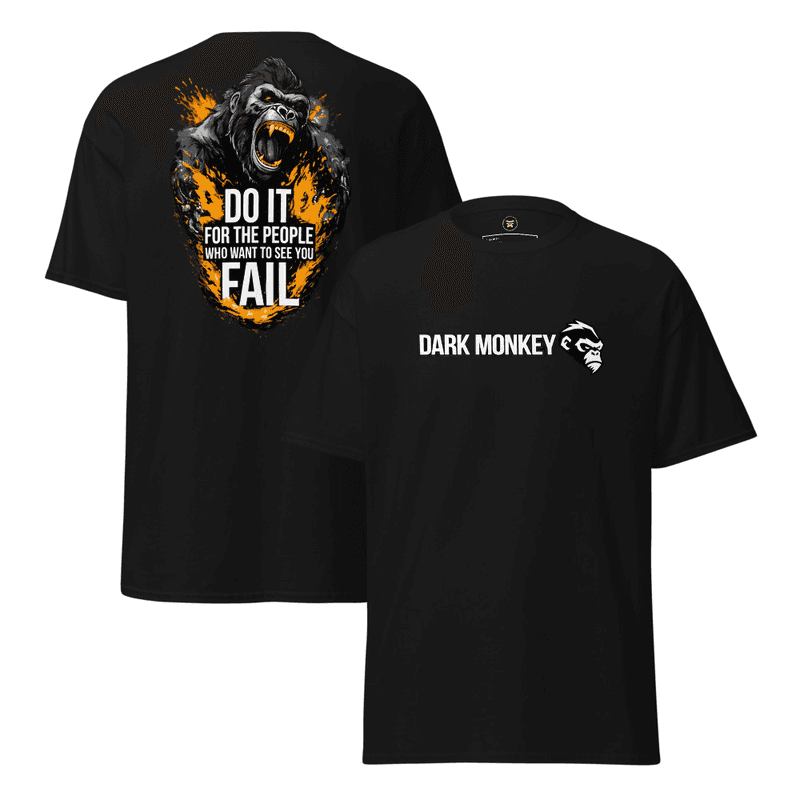 Unisex classic tee - Do it for the people who want to see you fail r (Black)