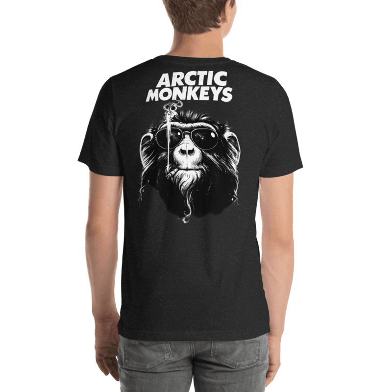 Unisex t-shirt - Feat Artic Monkeys (Black Heather)