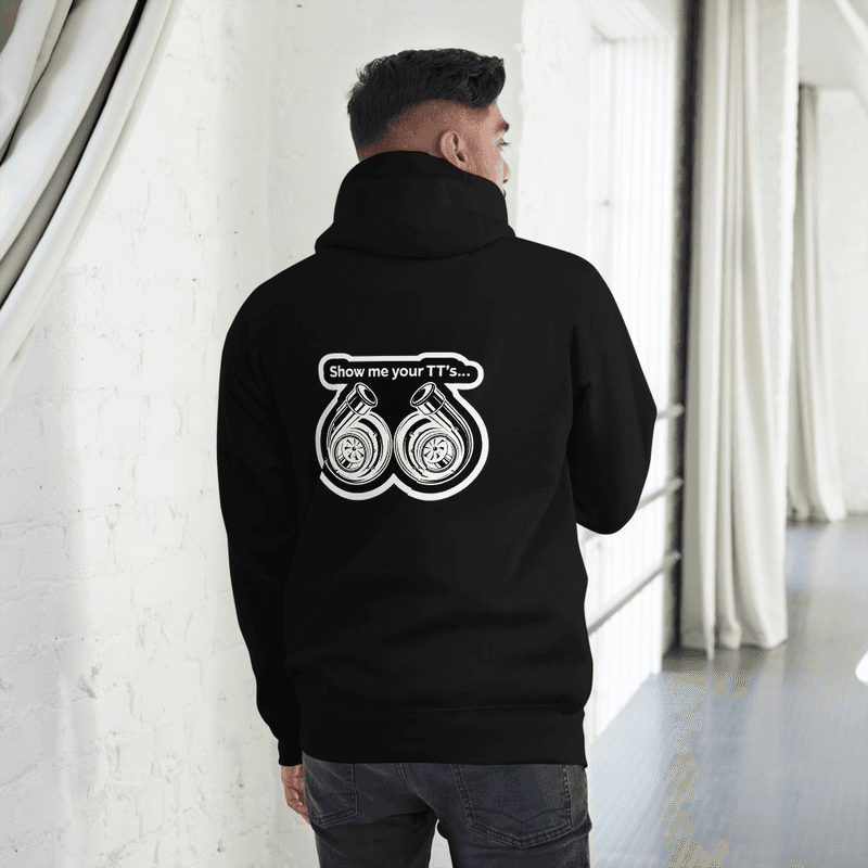 Unisex Hoodie cansado 7 (Black)