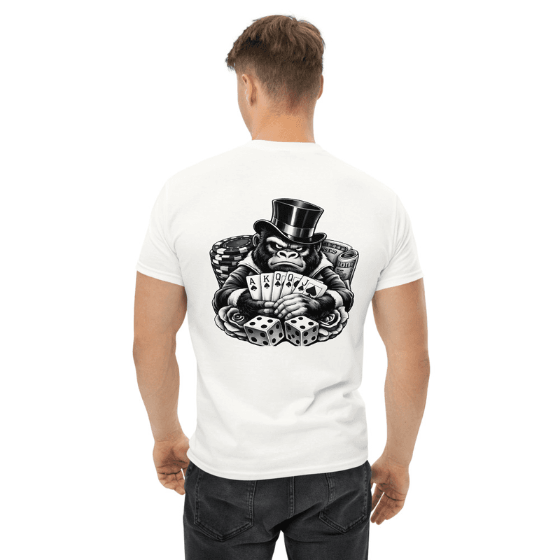 Unisex classic tee Monkey poker — DarkMonkey — Dark Monkey
