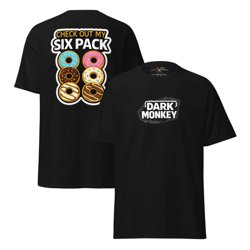 Unisex T-shirt - "Check out my six pack"