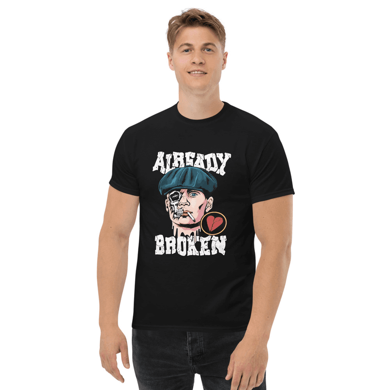 Unisex classic tee - Already Broken (Black)