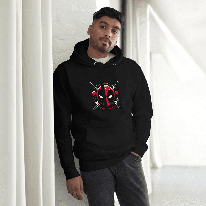Unisex Hoodie Dead Pool (Black)