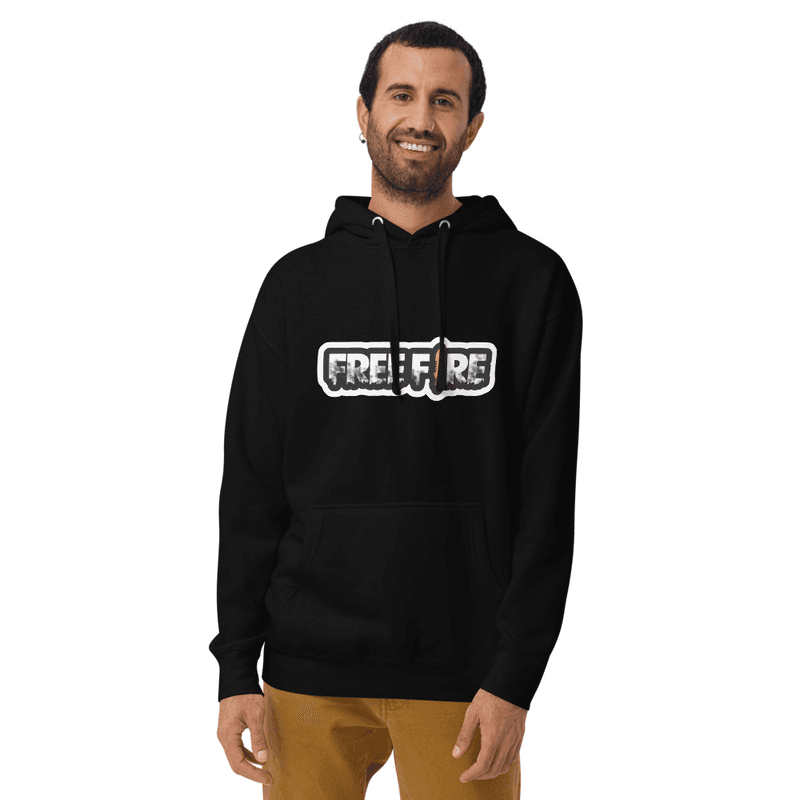Unisex Hoodie free fire (Black)