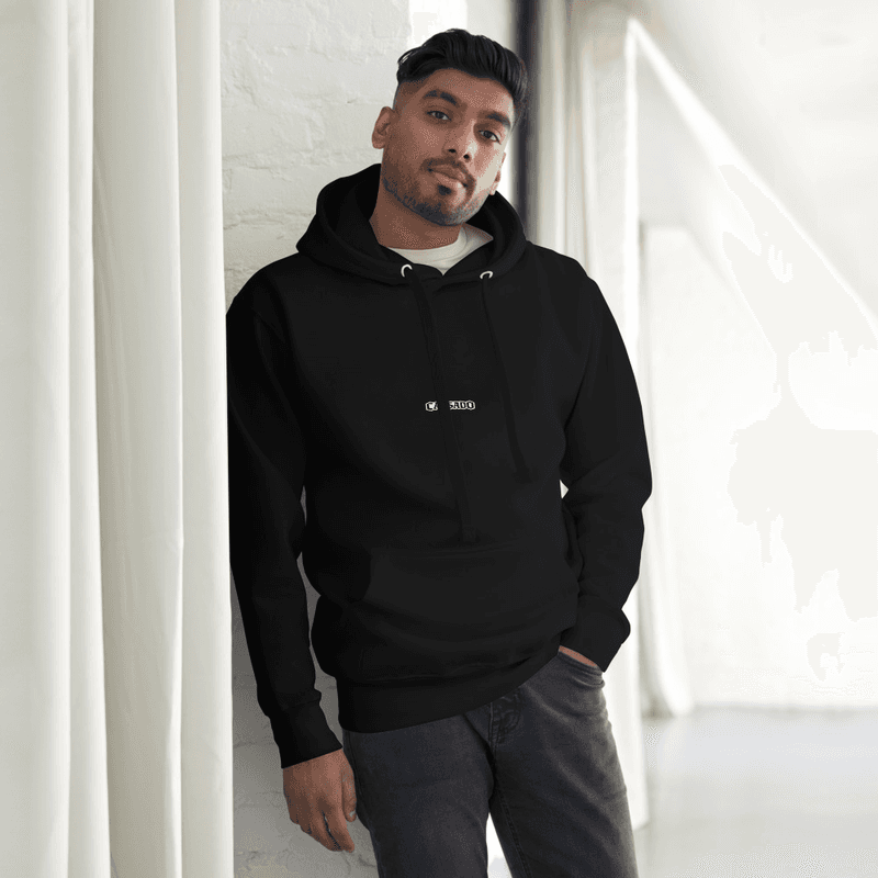 Unisex Hoodie cansado 10 (Black)