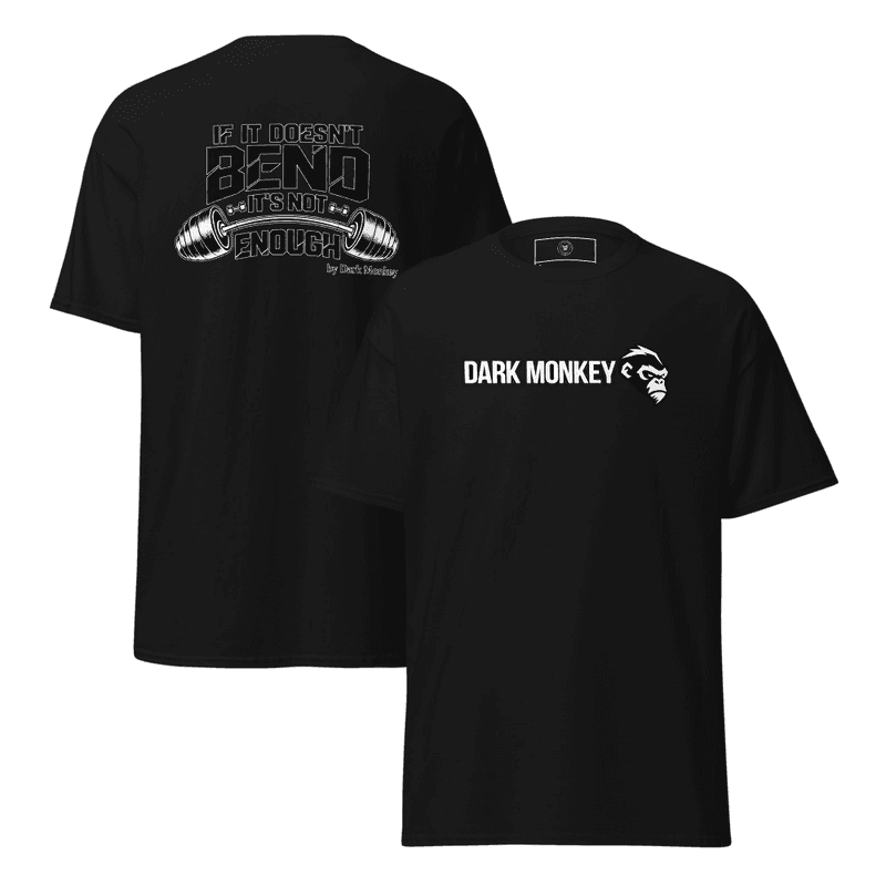 Unisex classic tee -  If Doest bend its not enought (Black)