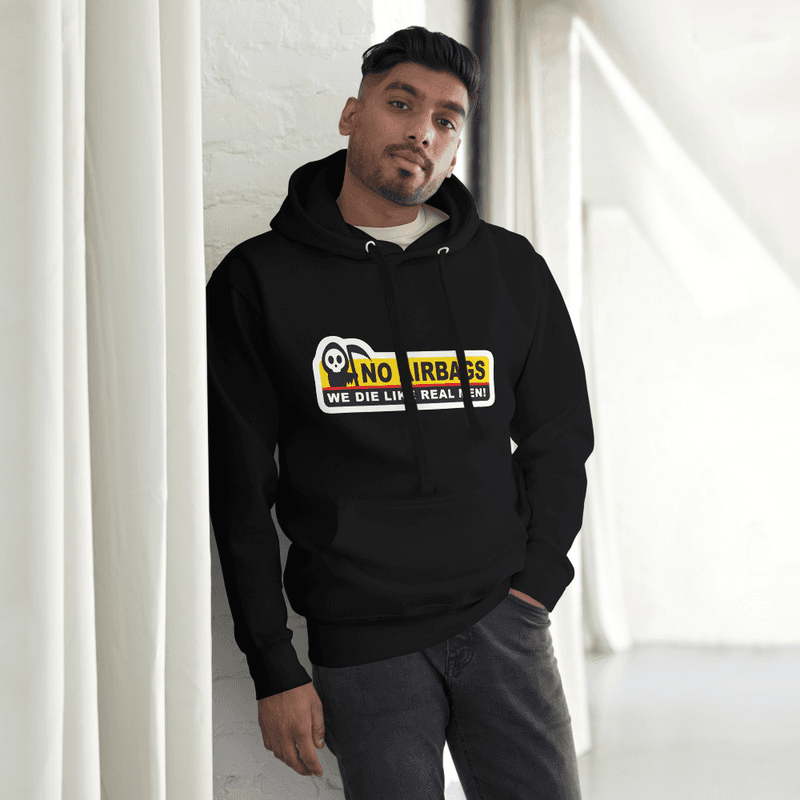 Unisex Hoodie cansado 5 (Black)